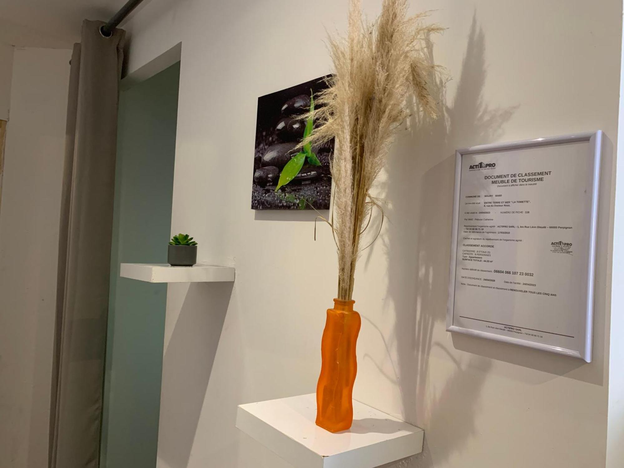 La Tomette - Le Charme De L'Authentique Apartman Maury Kültér fotó